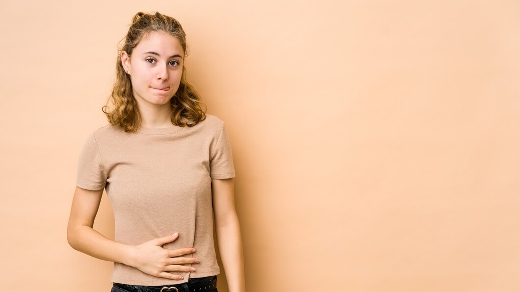 women brown discharge after period