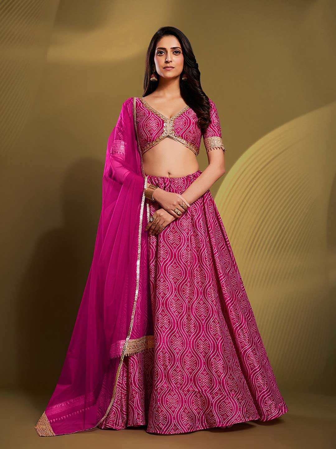 Bandhani Lehenga