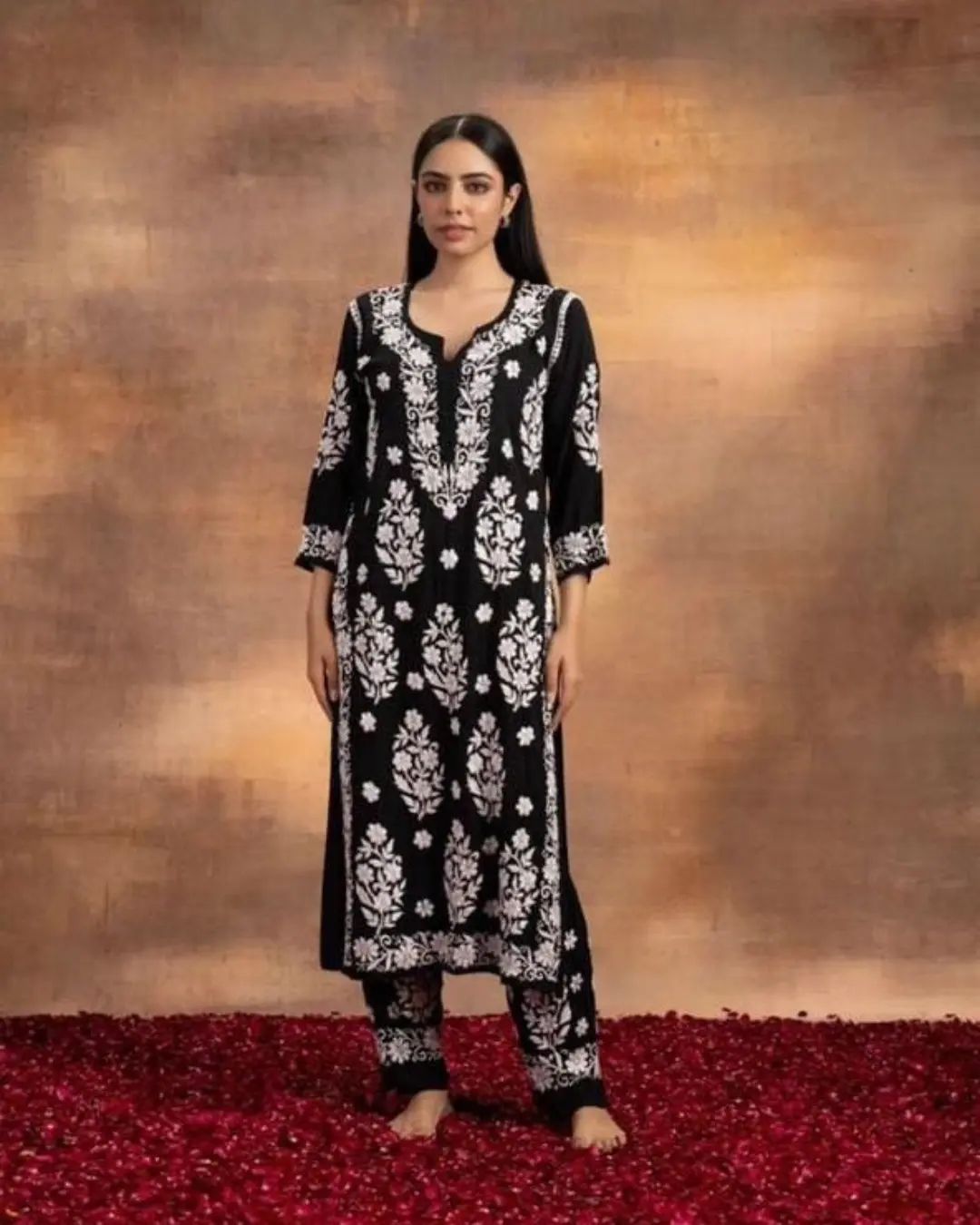 style your old chikankari