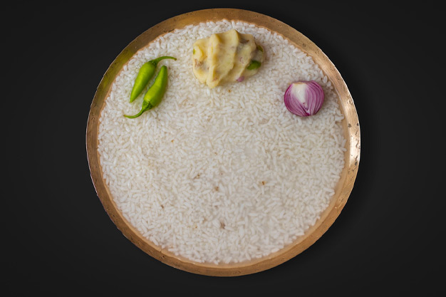 Poita Bhat Recipe in Hindi