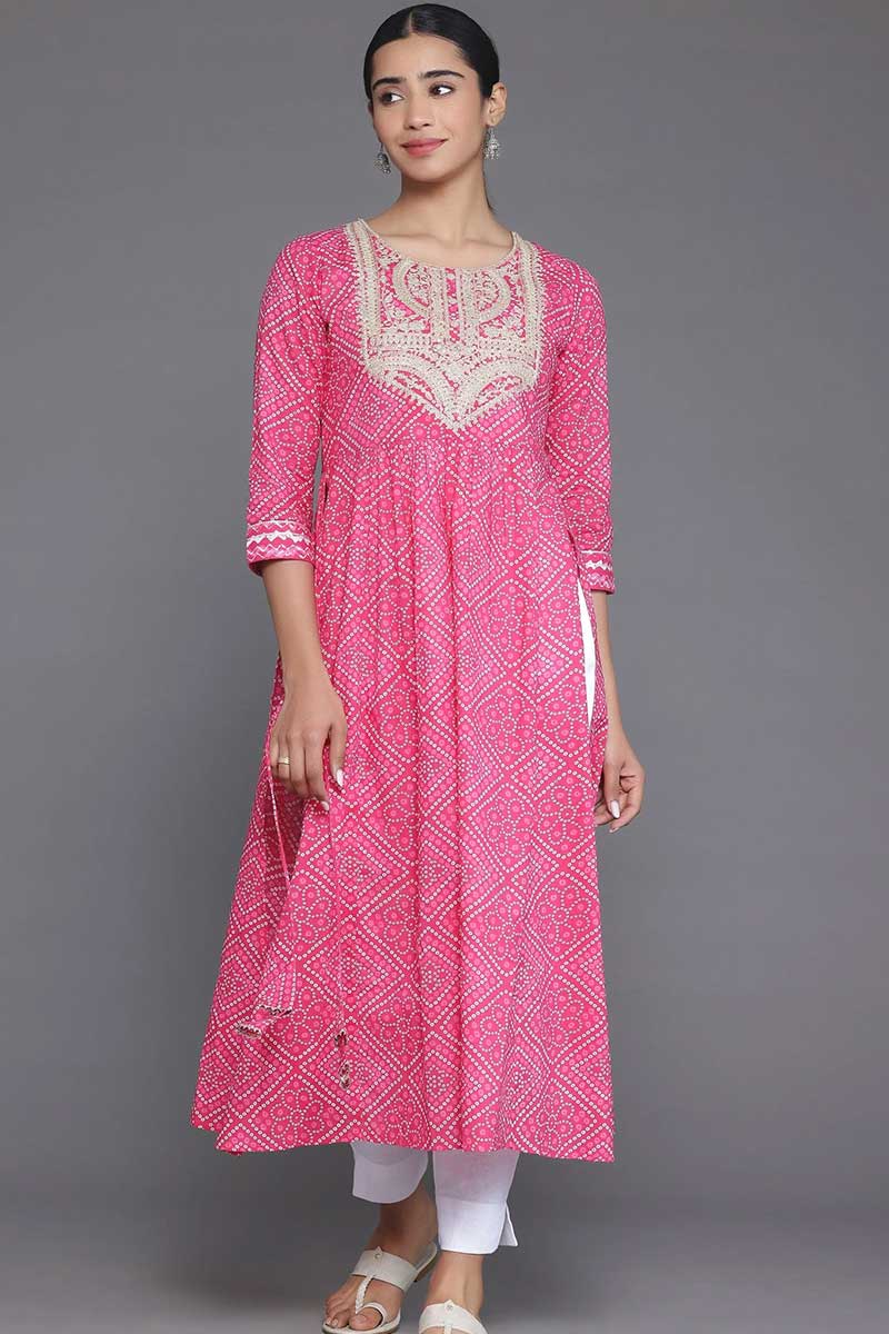 bandhani print kurti (2)