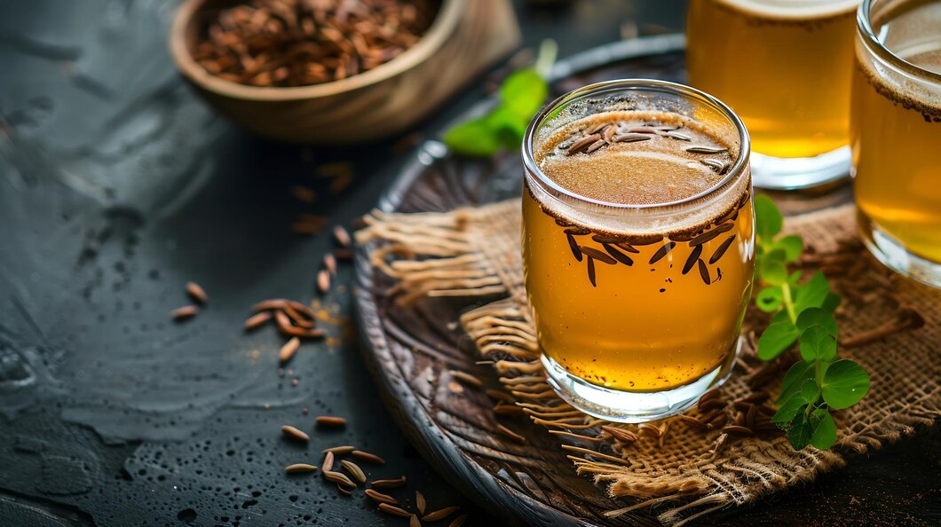 CUMIN AND MUSTARD SEED DRINK