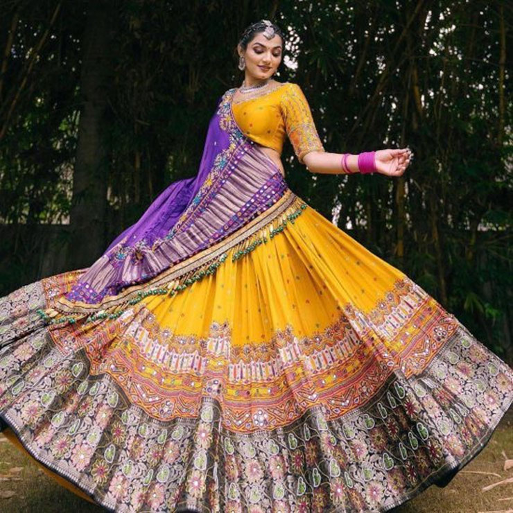 Mirror Work Chaniya Choli