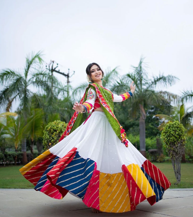multicolor chaniya choli