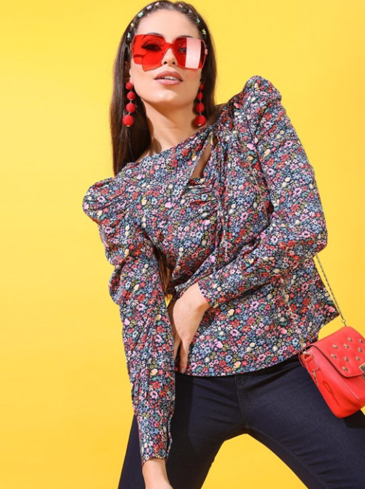 floral print top (2)