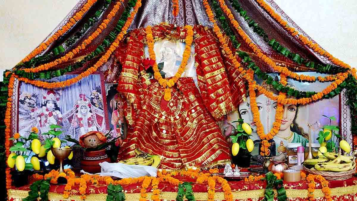 shardiya navratri 2024 vidhi to keep mata ki chowki at home