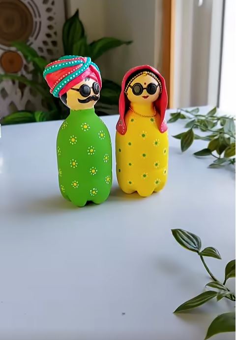 tips to use cold drink bottle for home decoration