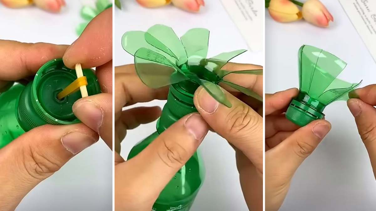 tips to use cold drink bottle for home decorations