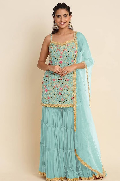 punjabi suit for karwa chauth