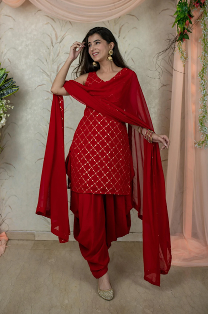 punjbai suits for karwa