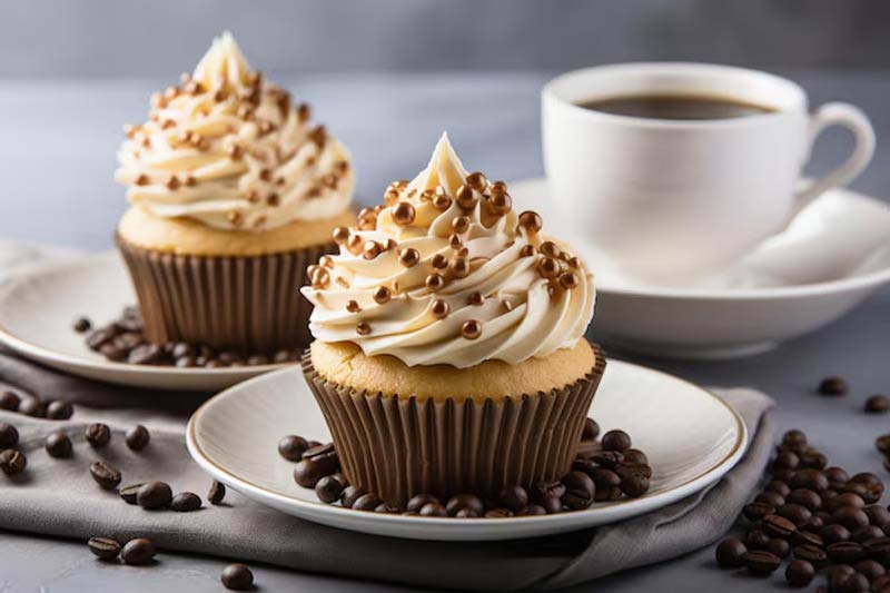 dalgona coffee cupcake