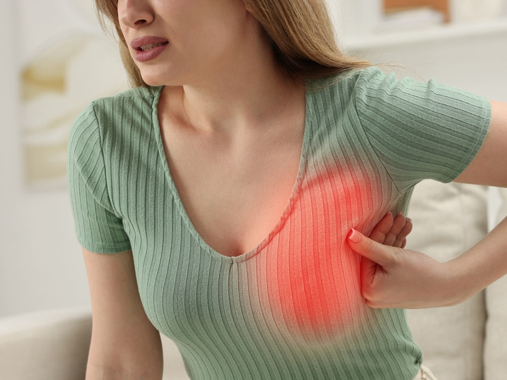breast pain