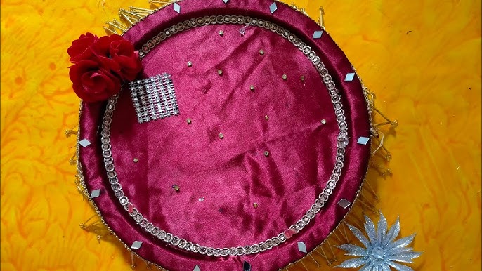 how to decorate puja thali