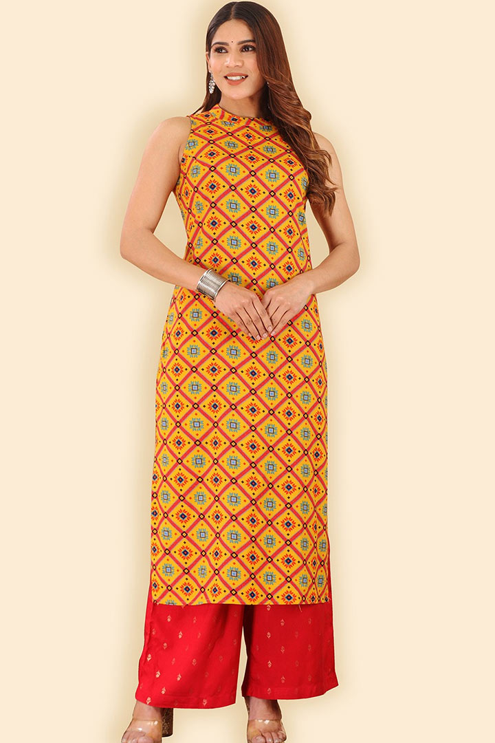 sleeveless kurti