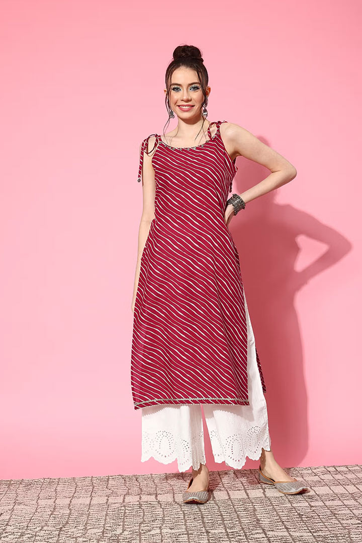 sleeveless kurti designs