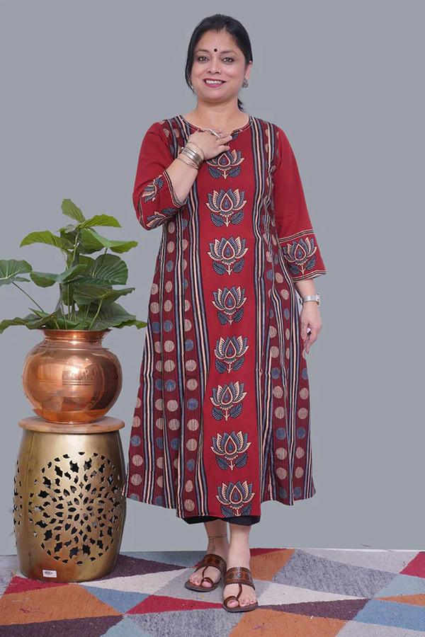a line straight kurti designs