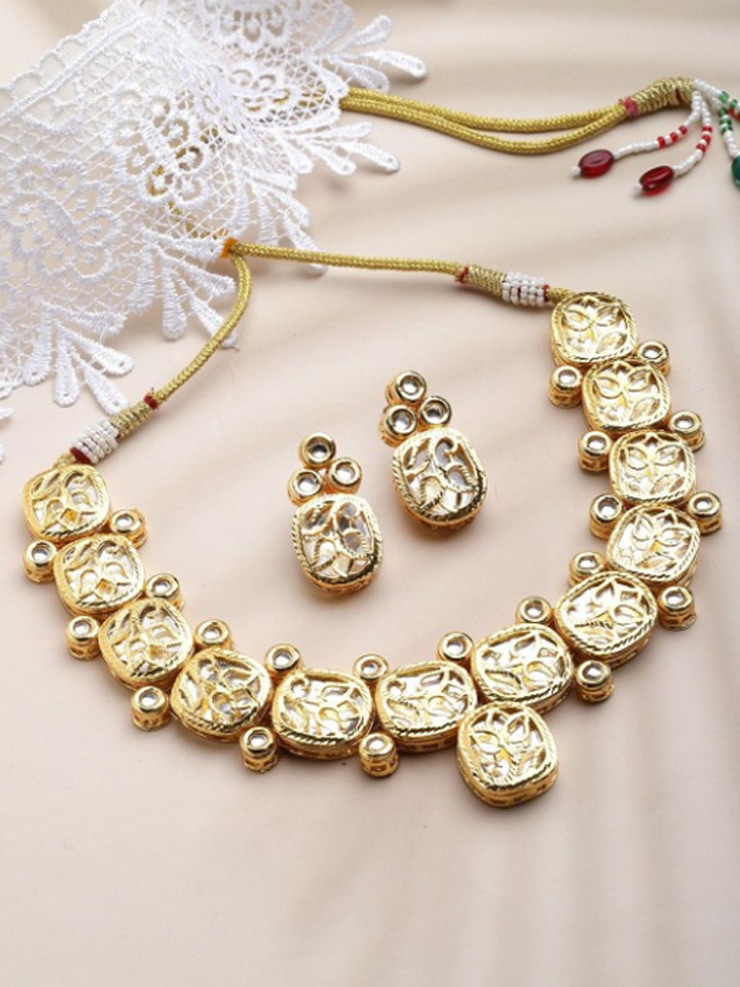 choker mirror work jewellery