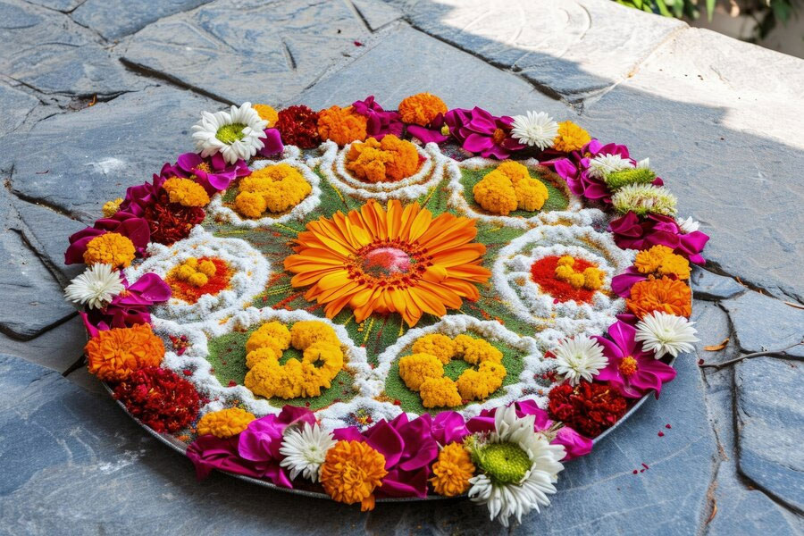 rangoli for karwa chauth