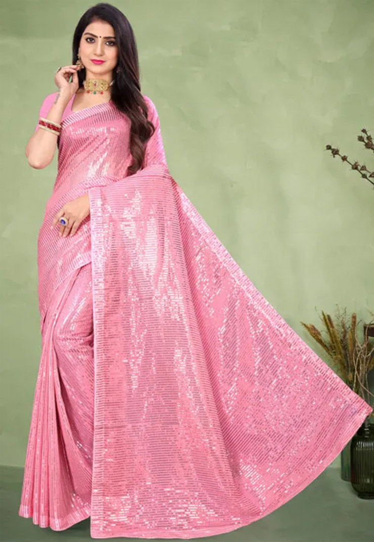 Faux Georgette Saree (2)