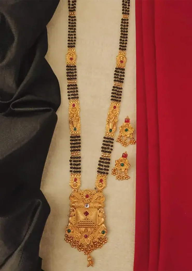 gold mangalsutra design