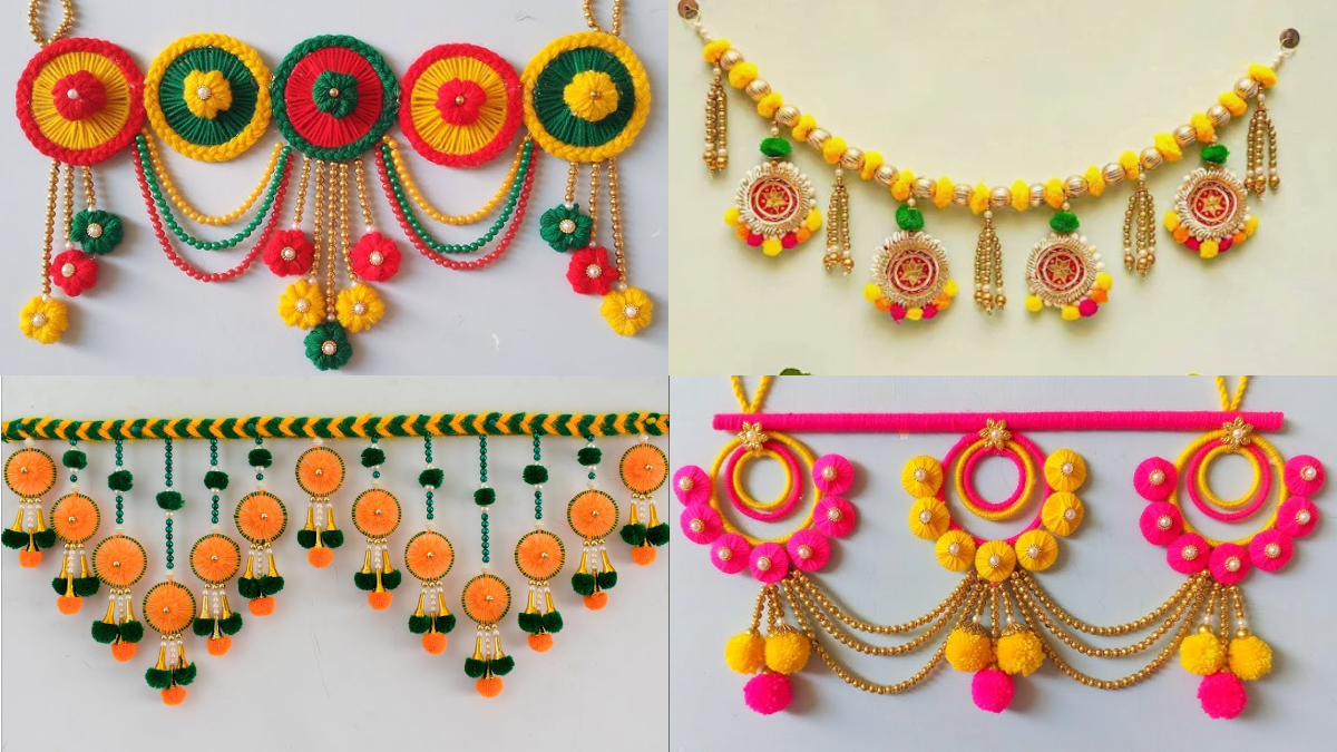 toran designs with bangles