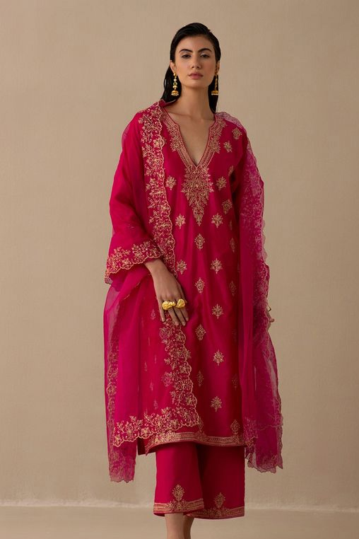 Durga puja kurti designs in hindi