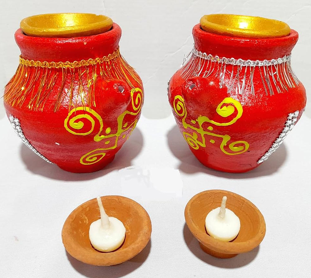 mitti kalash decoration ideas