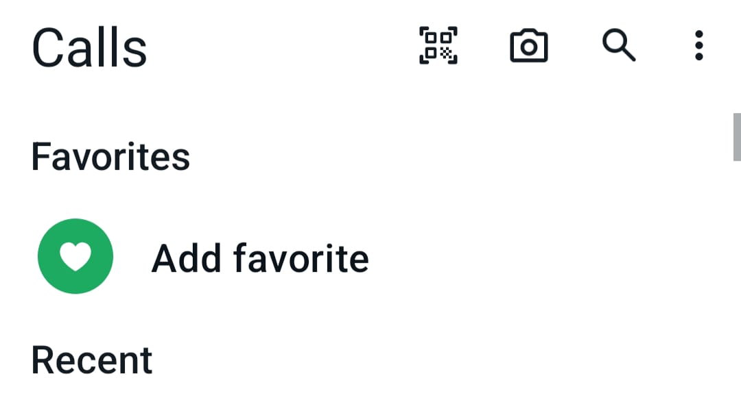 How to use Favorites feature for video call