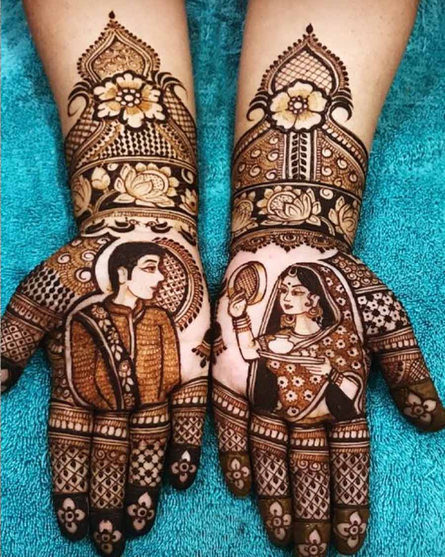 Karwa chauth mehndi