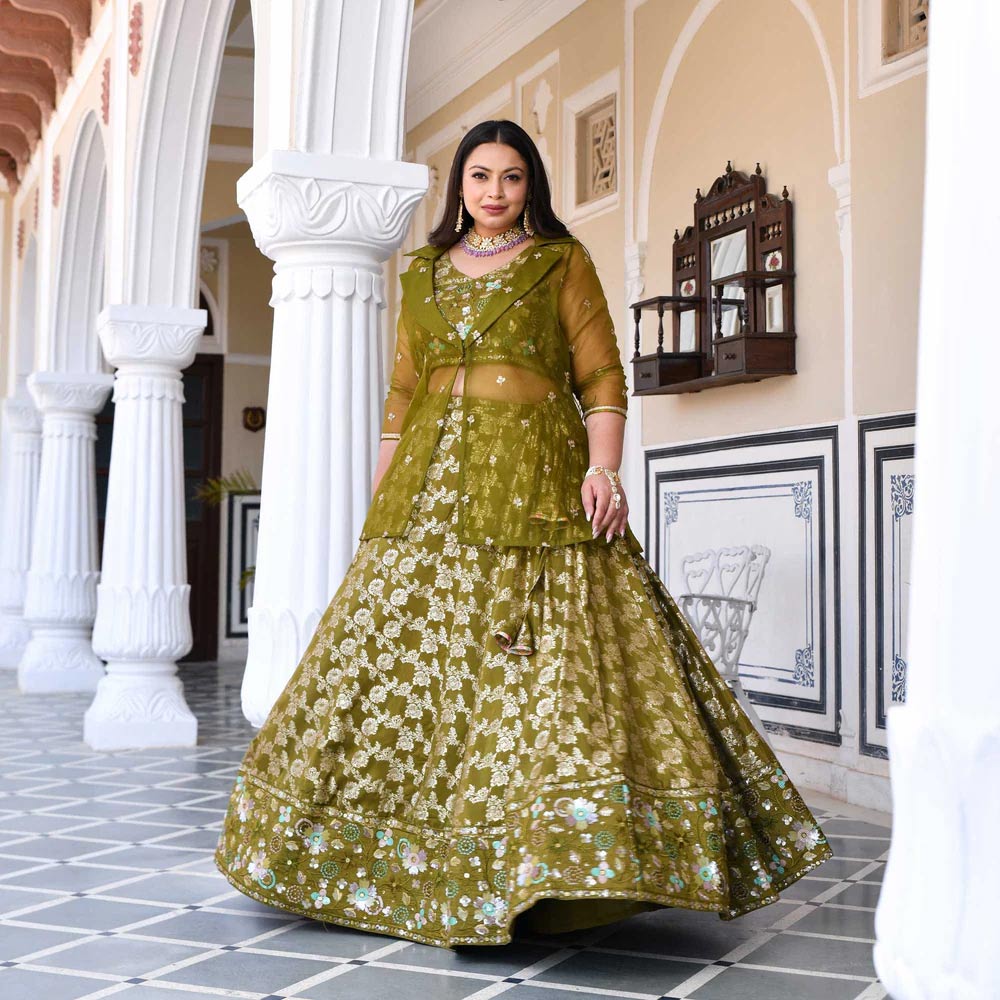 jacket style lehenga (2)