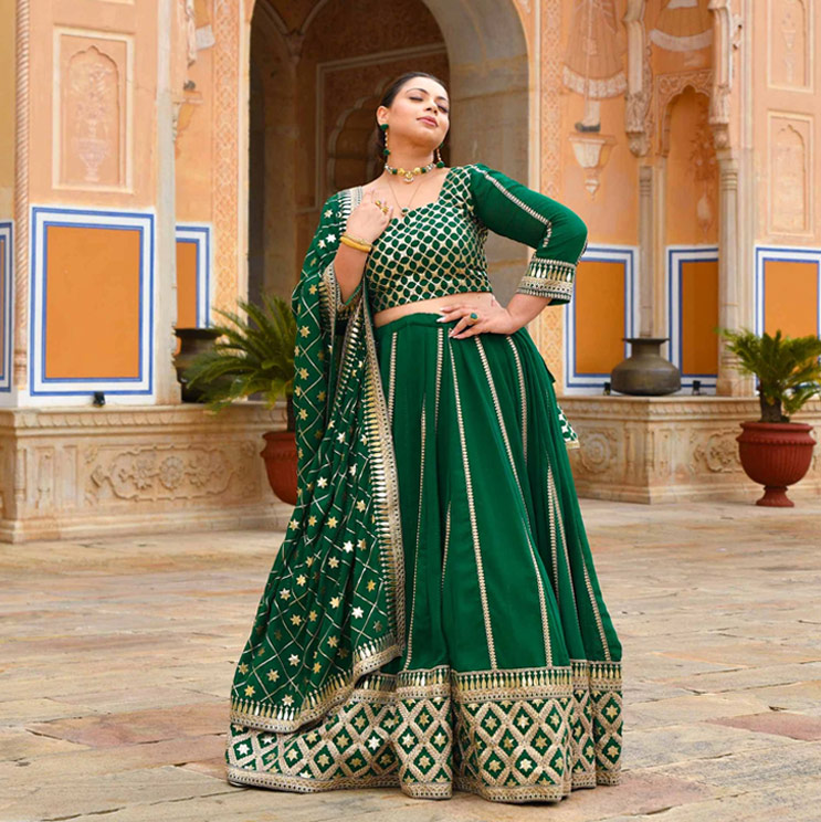lehenga styling