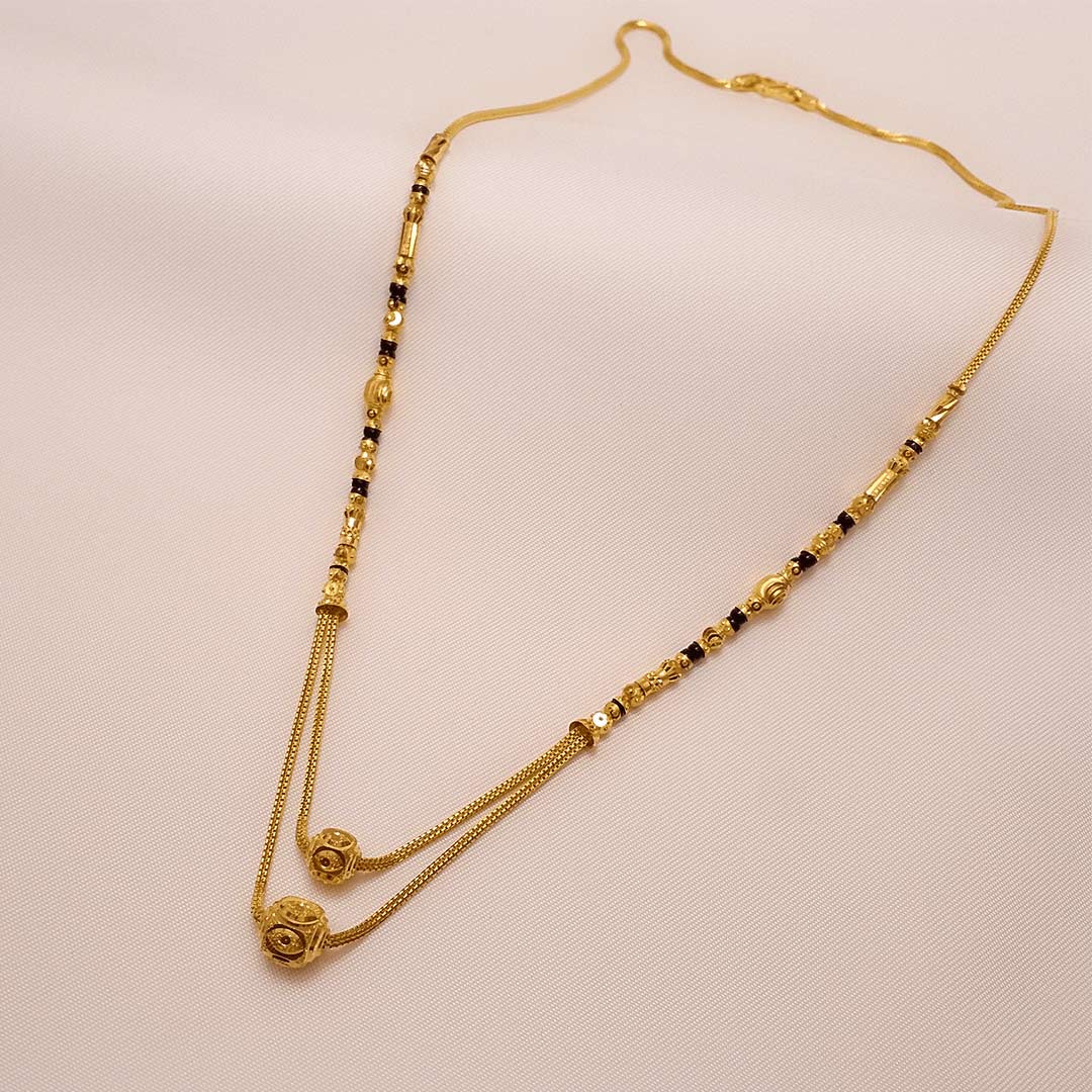 Double layer mangalsutra