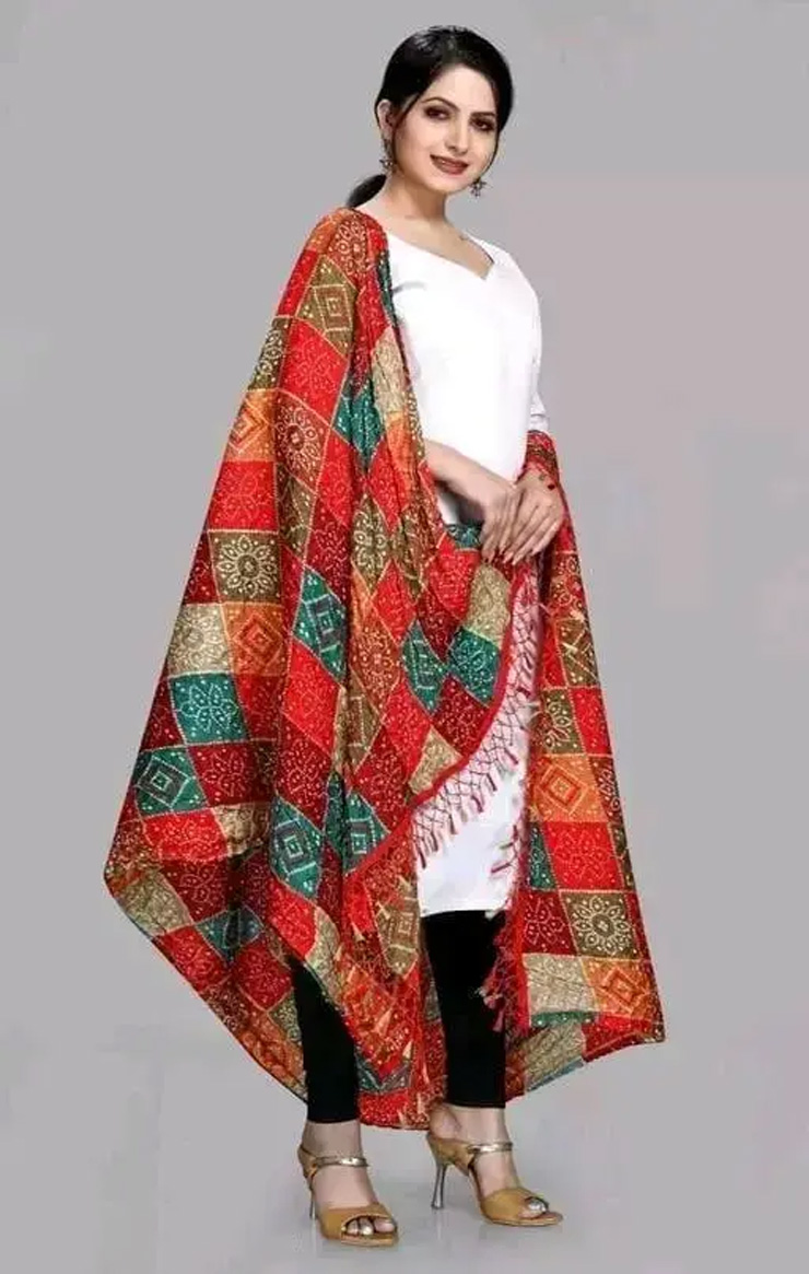colorful dupatta