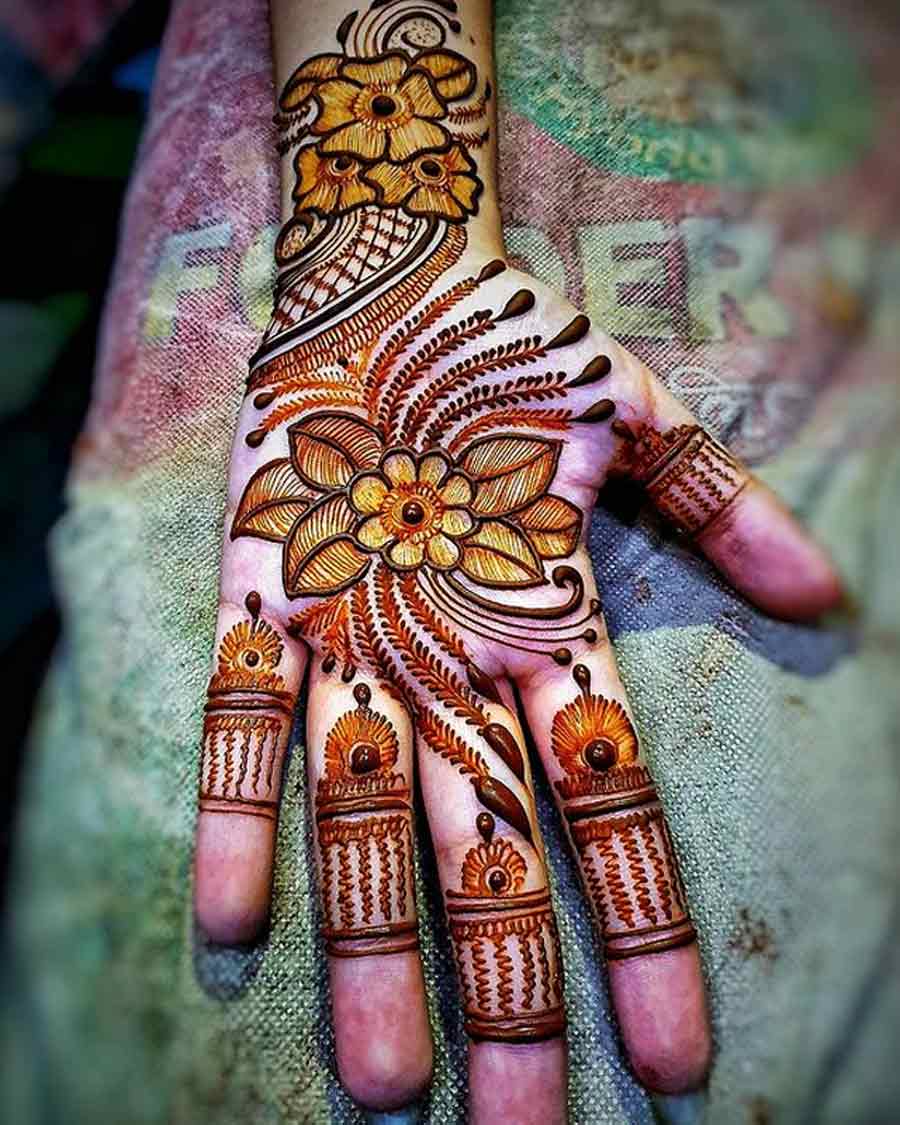 Floral Mehndi Designs (2)