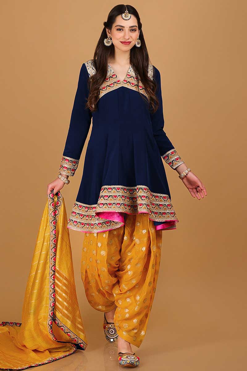 frpck style patiala suit