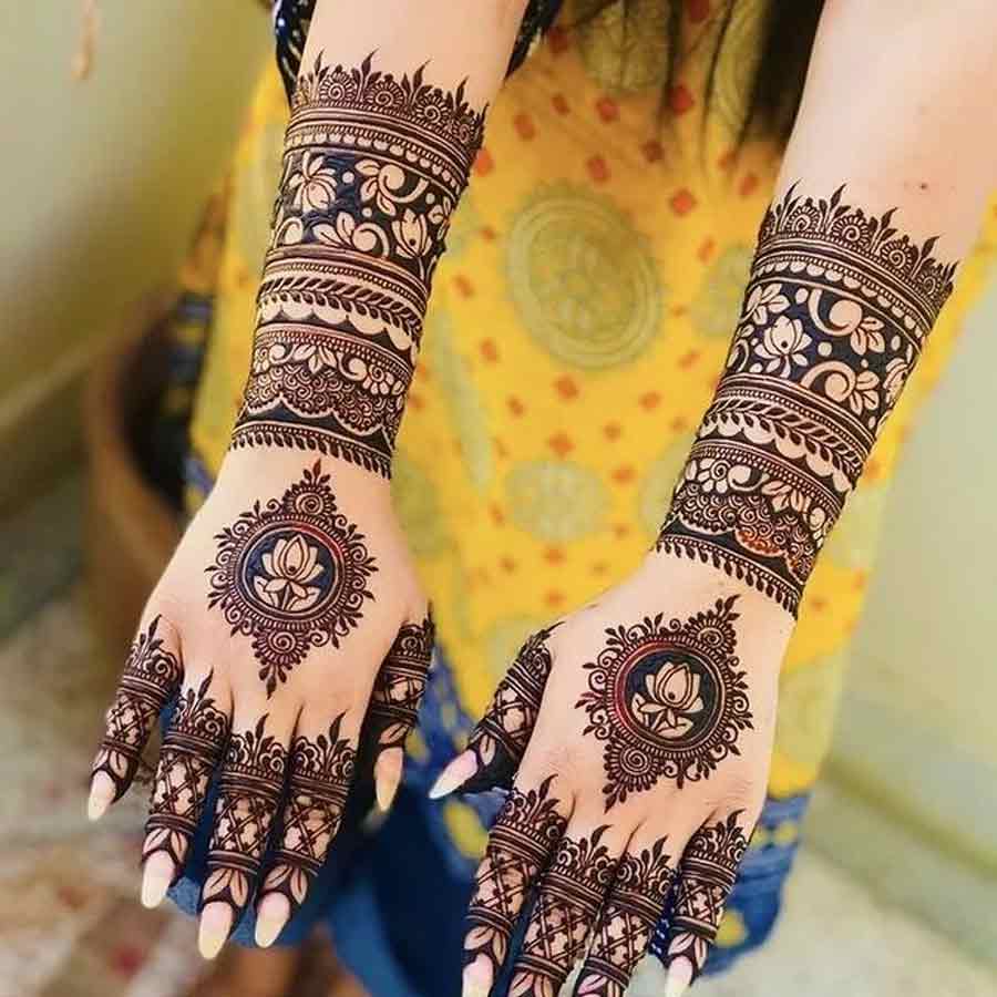 mehndi designs for karwa chauth