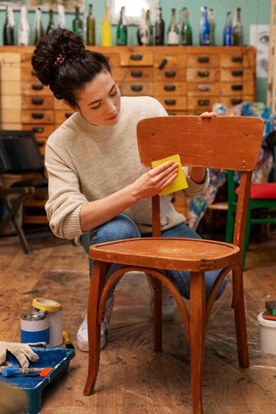 How do I get my wood furniture to shine again