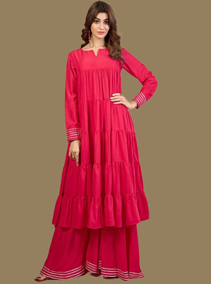 long kurti sharara