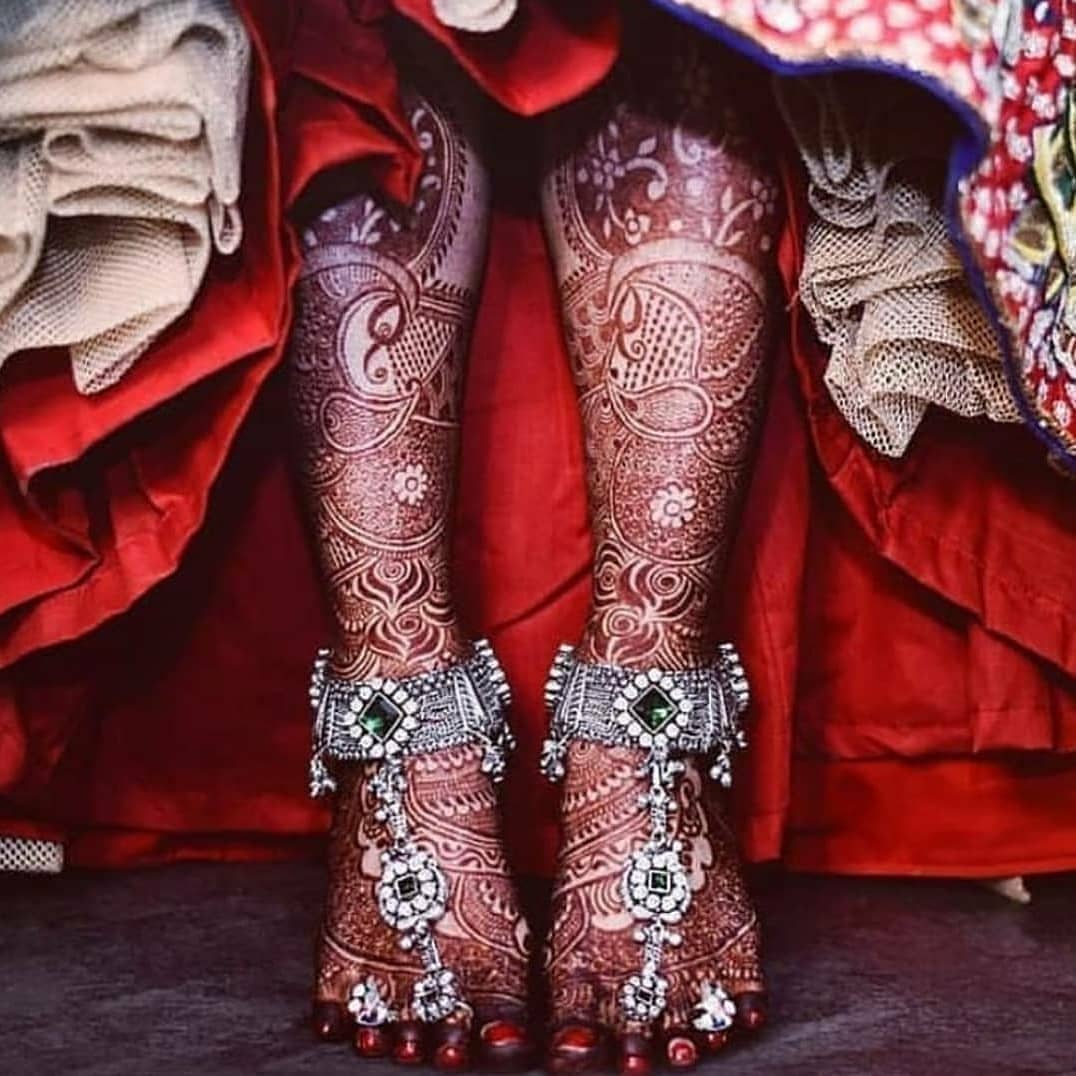 twist to the classic payal designs