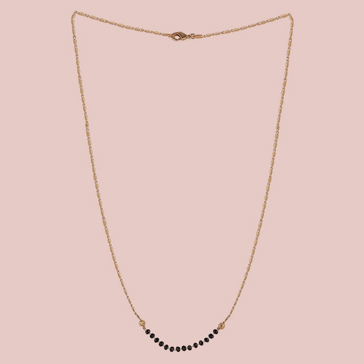 Black moti mangalsutra
