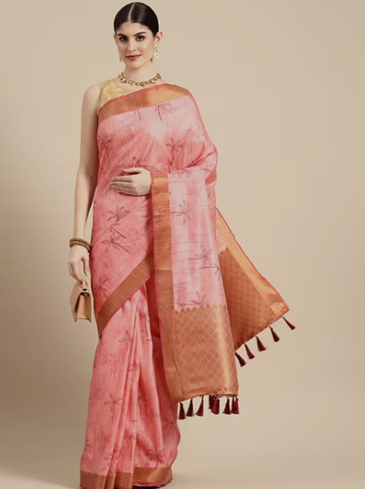 chanderi silk saare