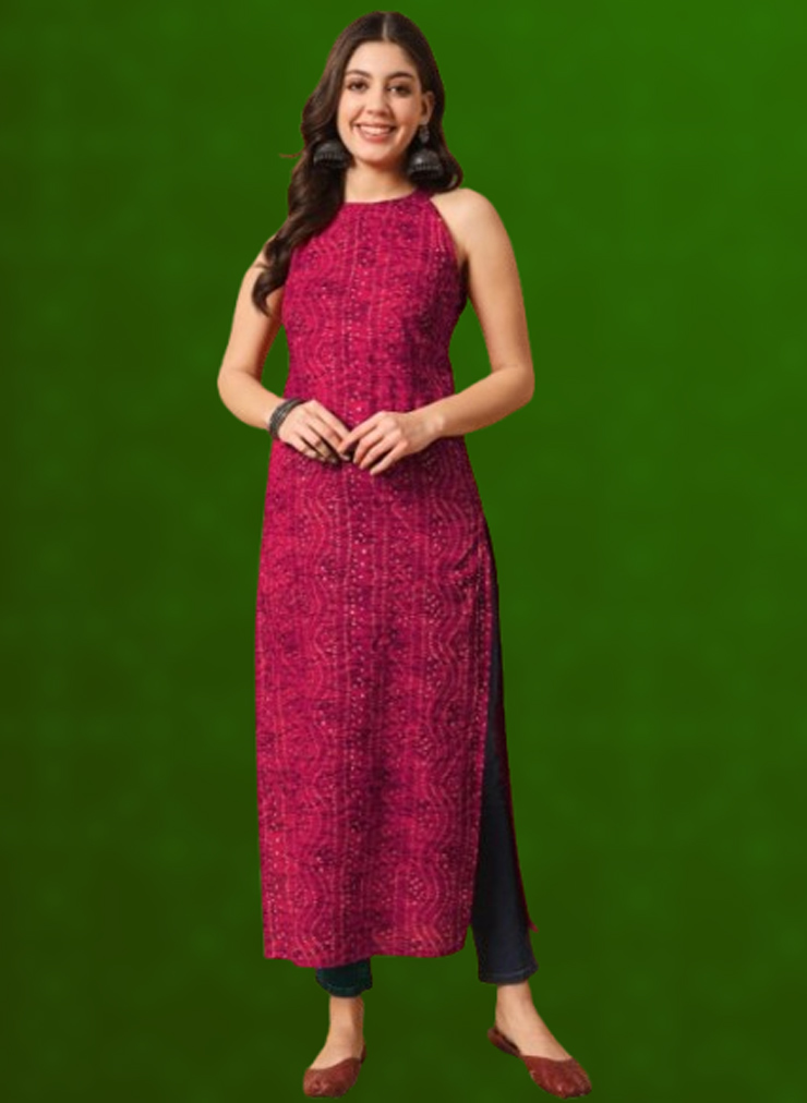 bandhani print kurti (4)