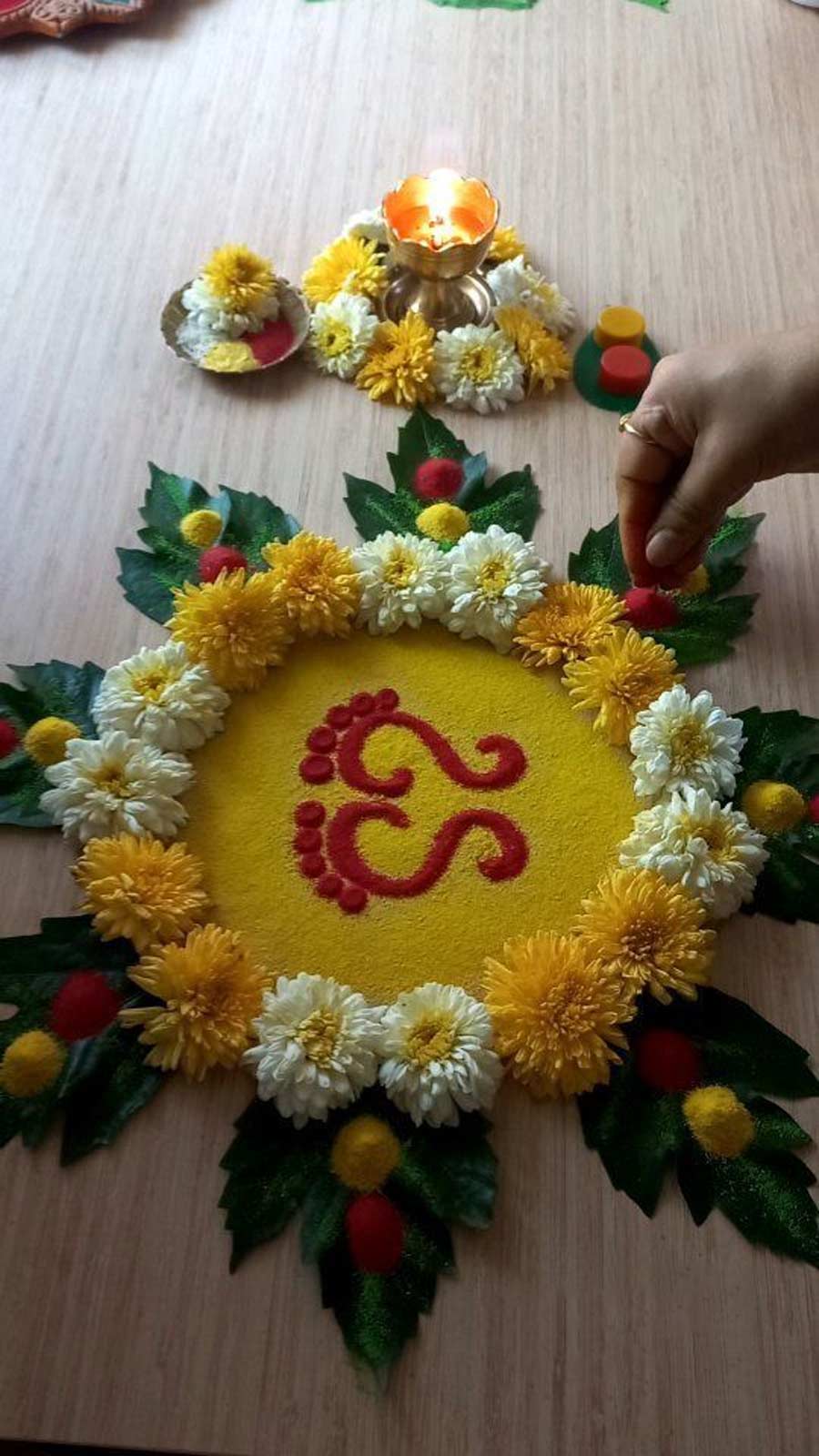 charan rangoli