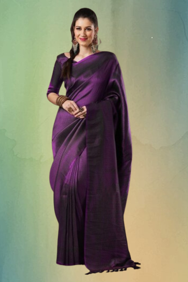 purple saree designs (4)
