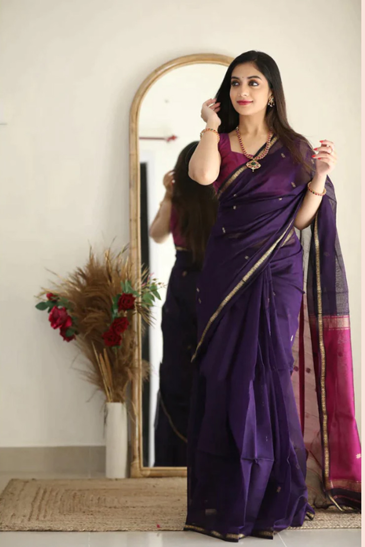 Cotton silk saree (2)