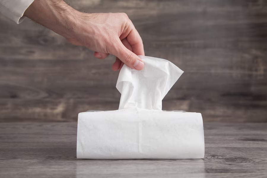 use paper towel to keep chips fresh