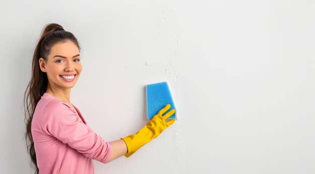 How do you remove pencil scratches from walls