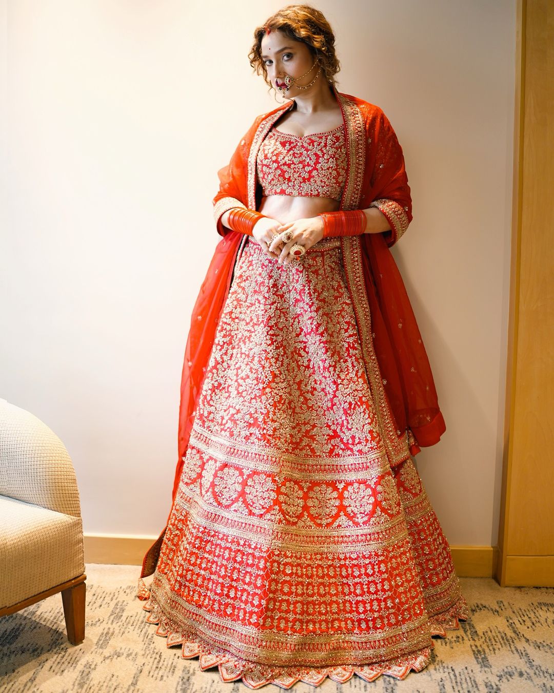 wedding lehenga look