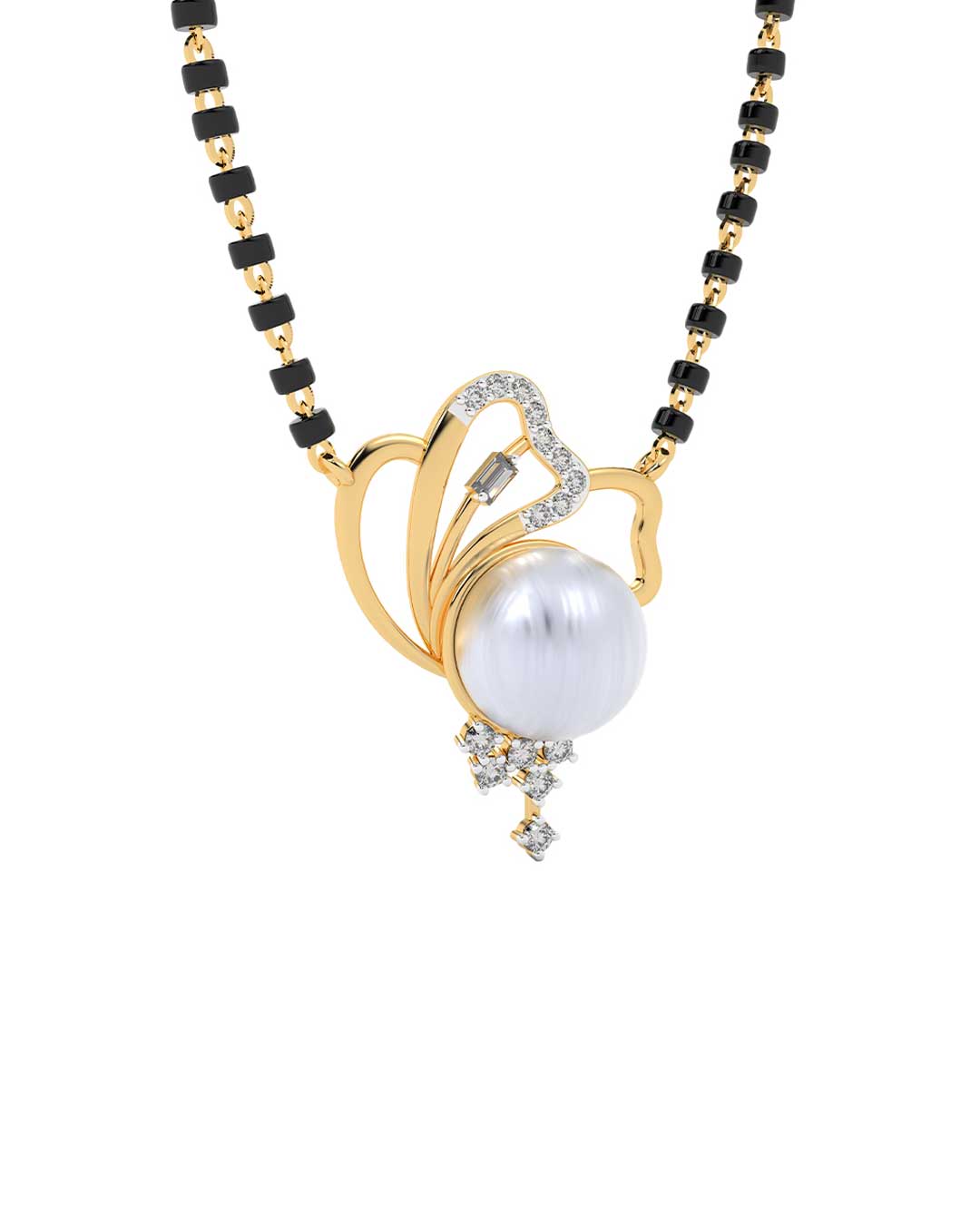 Butterfly design mangalsutra