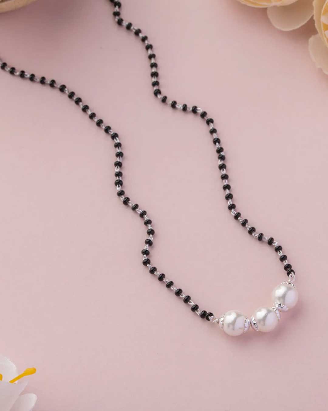 Pearl design mangalsutra